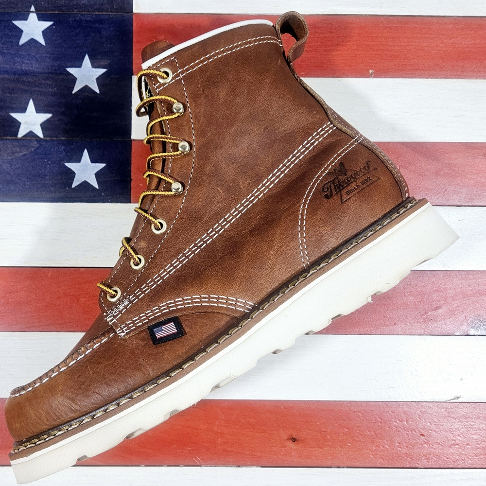 Thorogood 6" American Heritage MOC Soft Toe Work Boot [814-4200] USA MADE FAC2nd